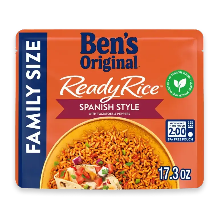 Ready Rice Spanish Style Flavored Rice, Easy Dinner Side, 17.3 oz Pouch