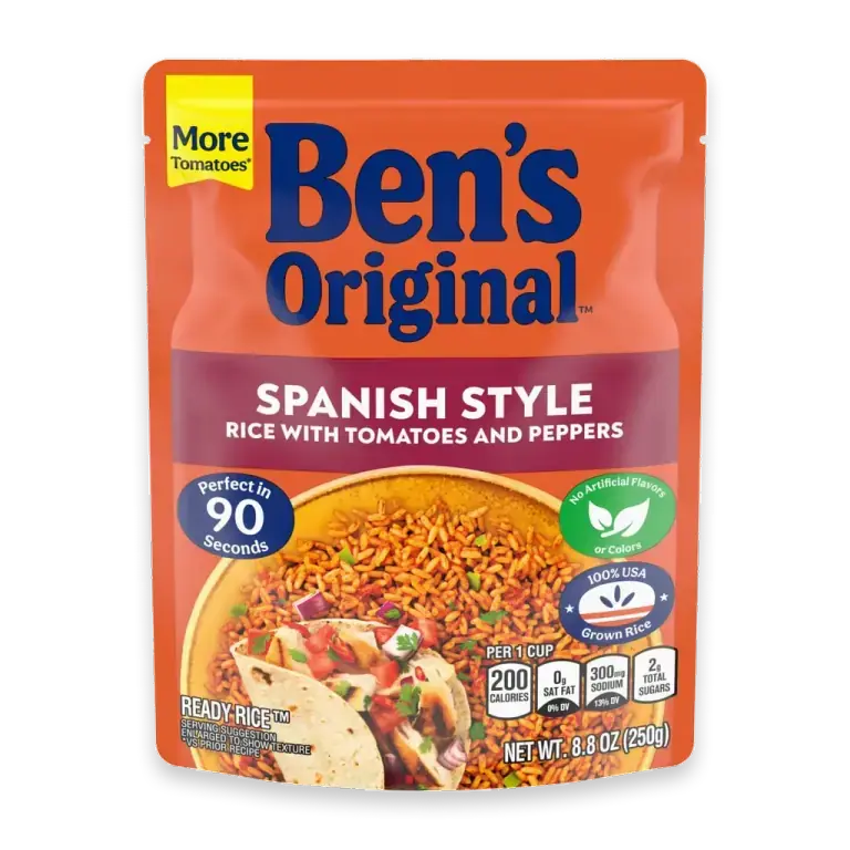 Ready Rice Spanish Style Flavored Rice, Easy Dinner Side, 8.8 oz Pouch