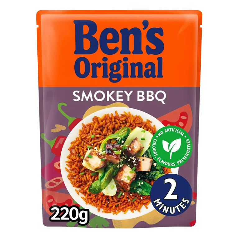 Smokey BBQ Microwave Rice 220g
