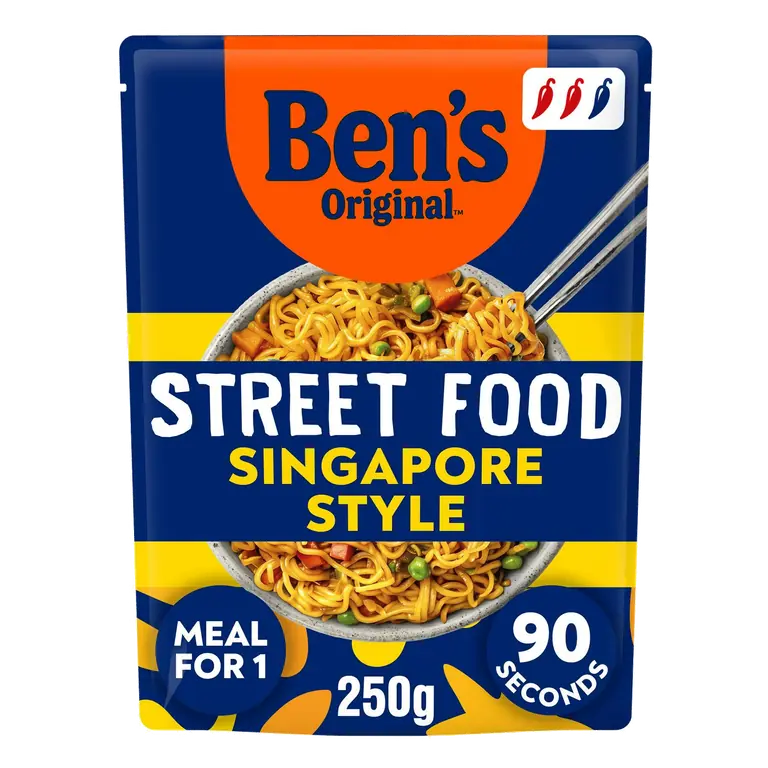 Street Food Singapore Noodles Ready Meal 250g