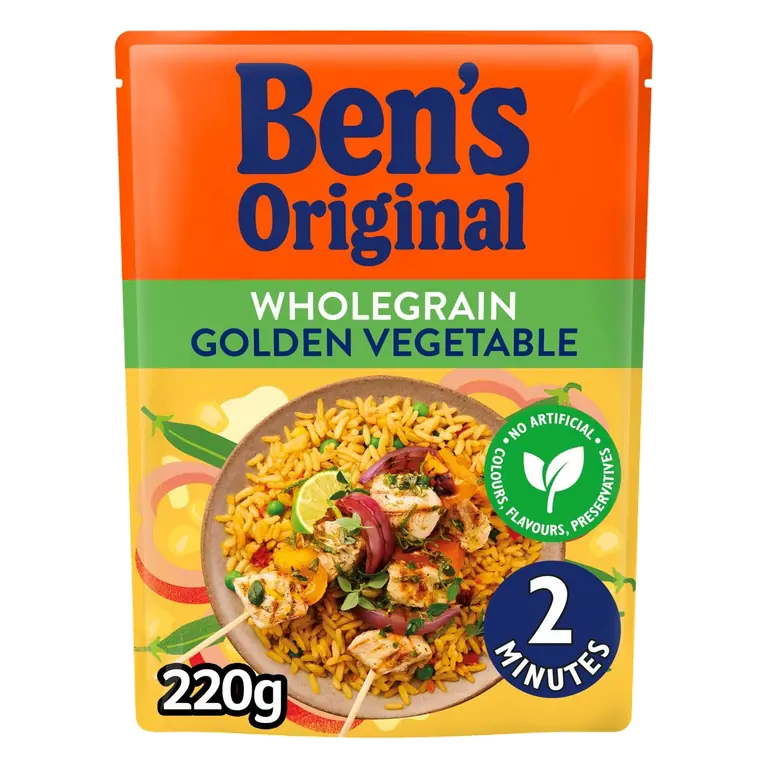 Original Wholegrain Golden Vegetable Microwave Rice
