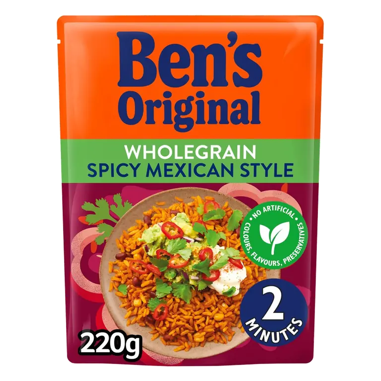 Original Wholegrain Spicy Mexican Microwave Rice