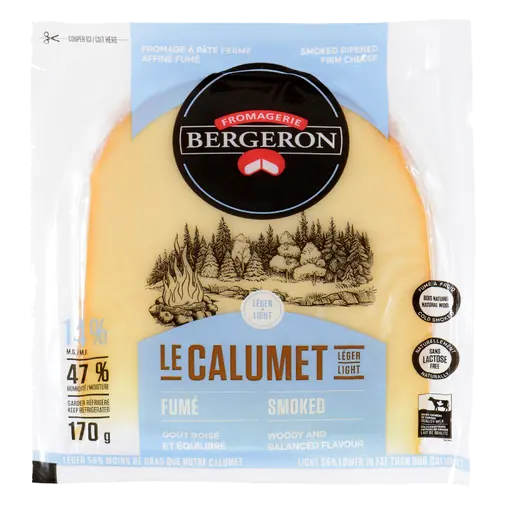 Lactose Free Cheese Calumet Light Smoked 170 g