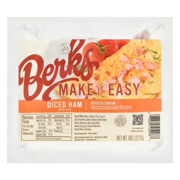 Make It Easy Reduced Sodium Diced Ham