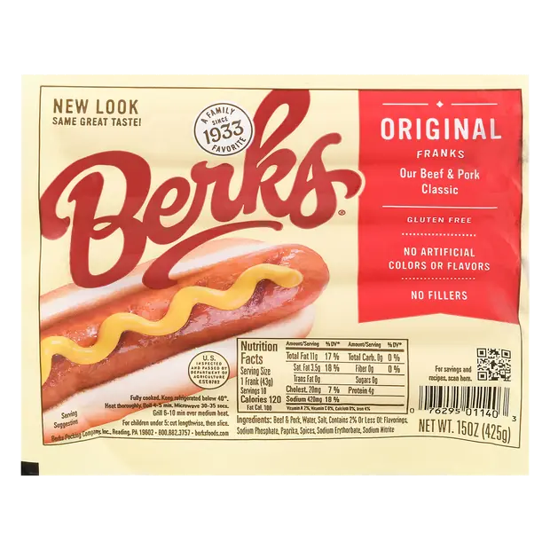 Original Beef & Pork Franks - 10 ct