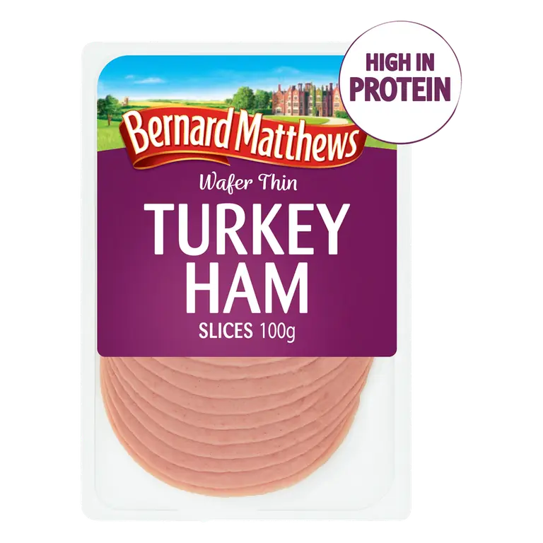Bernard Matthews ready to eat Wafer Thin Turkey Ham Slices 90g