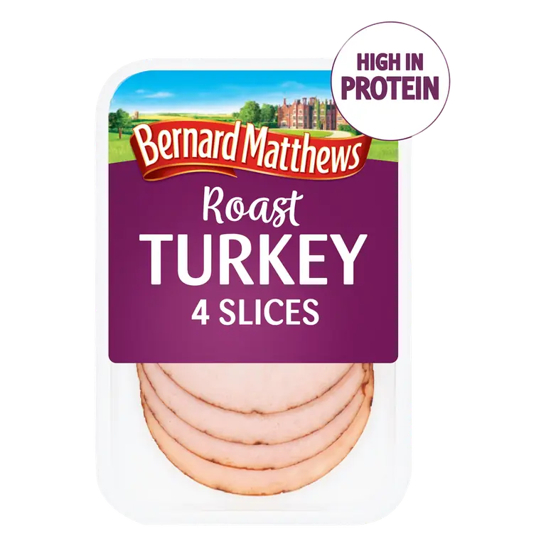 Bernard Matthews Sliced Turkey – Ready-to-Eat Tender Turkey Slices for Sandwiches & Meals
