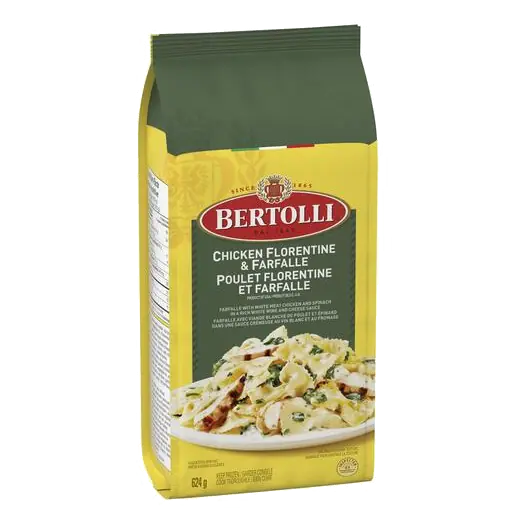 Frozen Pasta Dish Florentine And Farfalle Chicken 624 g