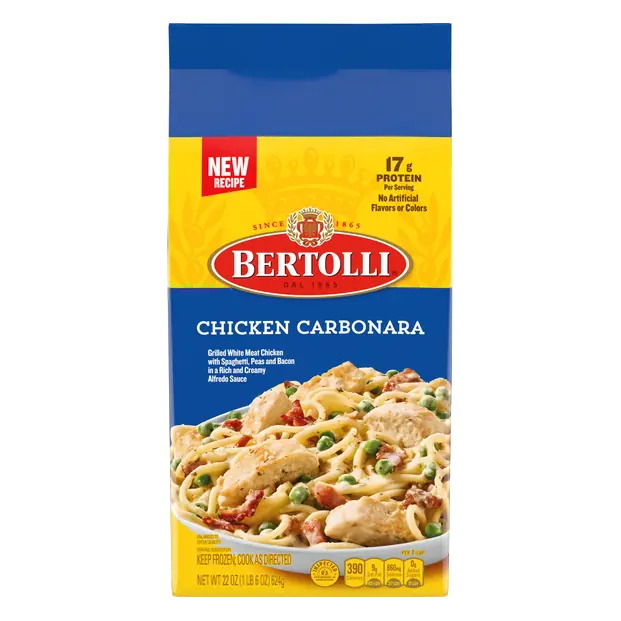Chicken Carbonara Frozen Skillet Meal