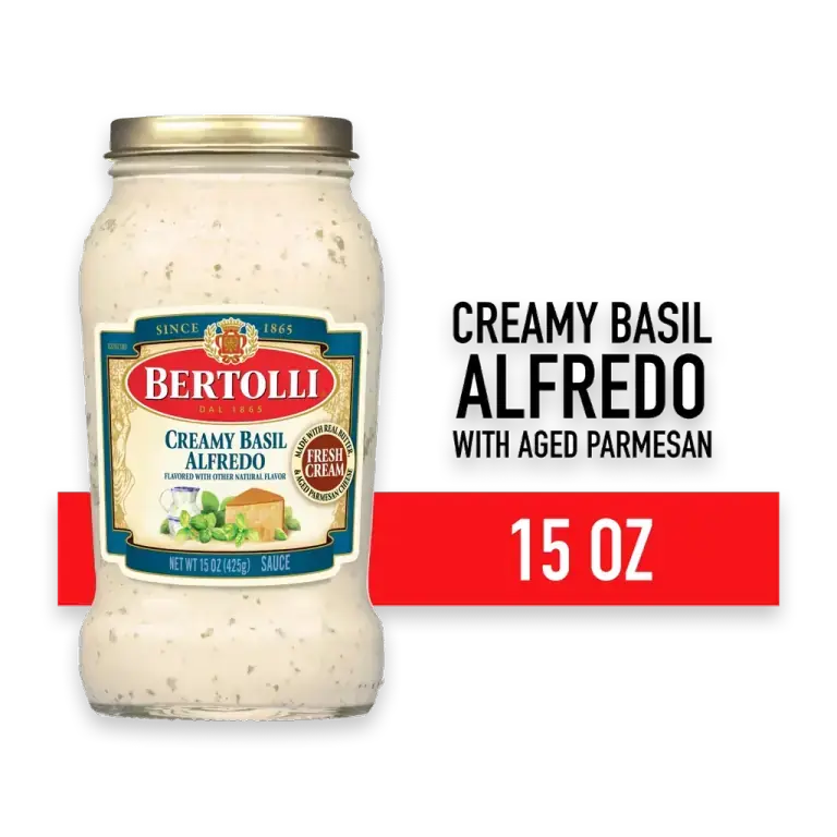 Creamy Basil Alfredo with Aged Parmesan Pasta Sauce