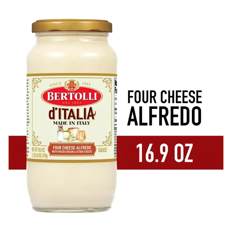 Four Cheese Alfredo with Cream & Other Cheese D'Italia Sauce