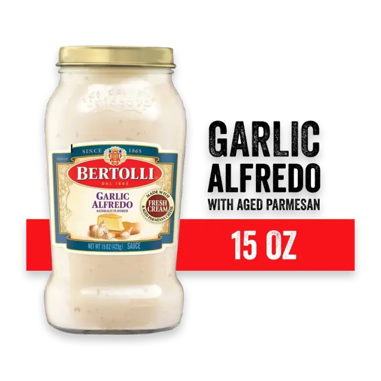 Garlic Alfredo Sauce with Aged Parmesan Cheese