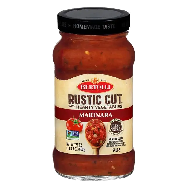 Marinara Rustic Cut Pasta Sauce with Hearty Vegetables