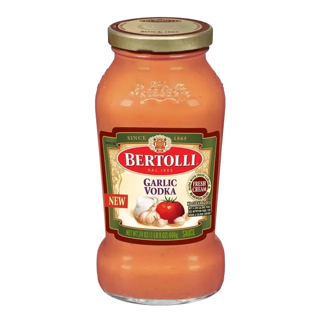 No Sugar Added Garlic Vodka Pasta Sauce