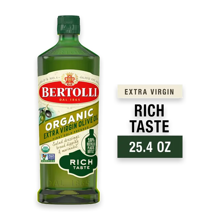 Organic Extra Virgin Olive Oil, Rich Taste