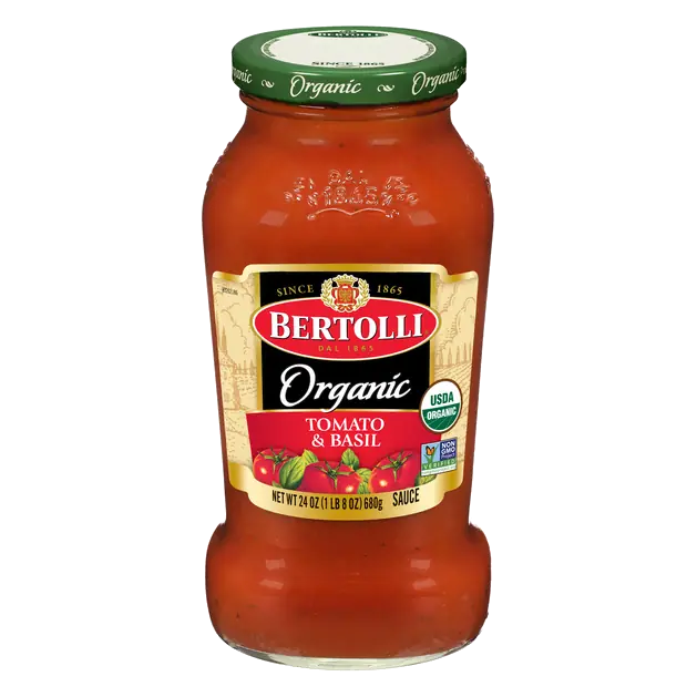 Organic Tomato & Basil Pasta Sauce