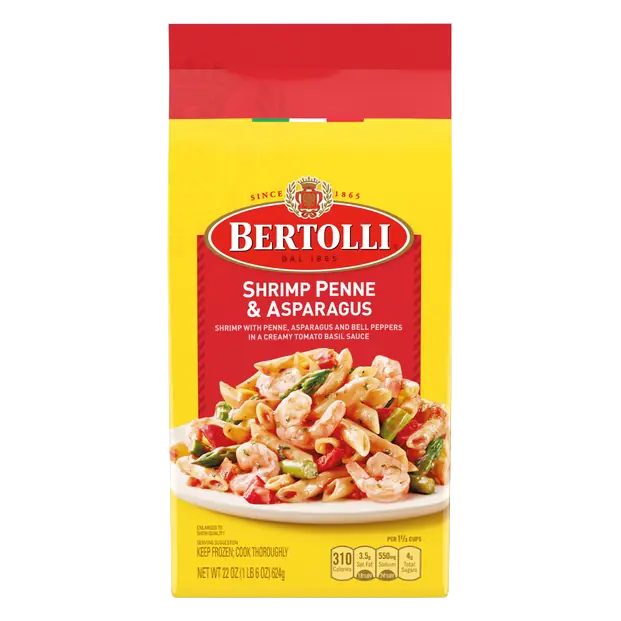 Shrimp Penne & Asparagus Frozen Skillet Meal