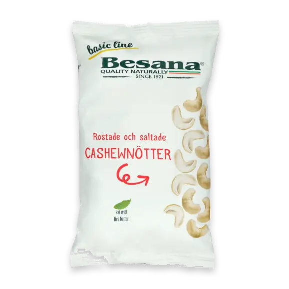 Cashew Rostade Och Saltade