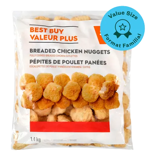 Frozen Breaded Chicken Nuggets Fully Cooked 1.4 kg