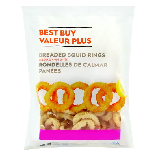 Frozen Squid Rings Breaded 1.02 kg
