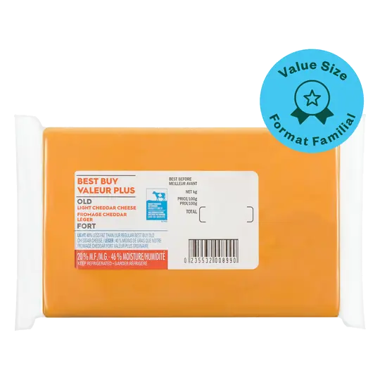 Old Light Cheddar Cheese Block 700 g