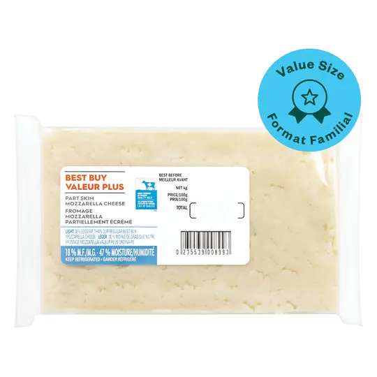 Partly Skimmed Mozzarella Cheese Block 700 g