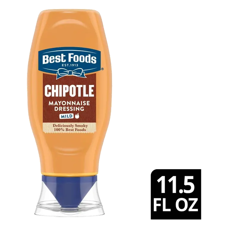 Best Foods Chipotle Mayonnaise Mild Spread & Dressing, 11.5oz: Contains Egg