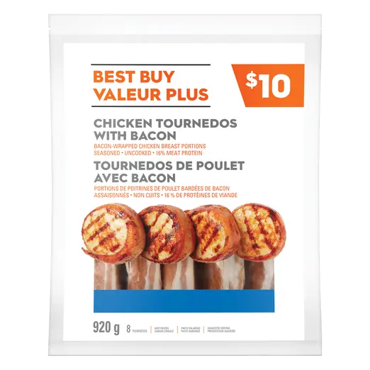Best Buy Frozen Chicken Tournedos With Bacon 920 g