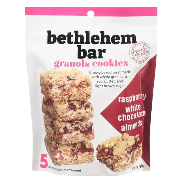 Granola Cookies, Raspberry, White Chocolate, Almonds