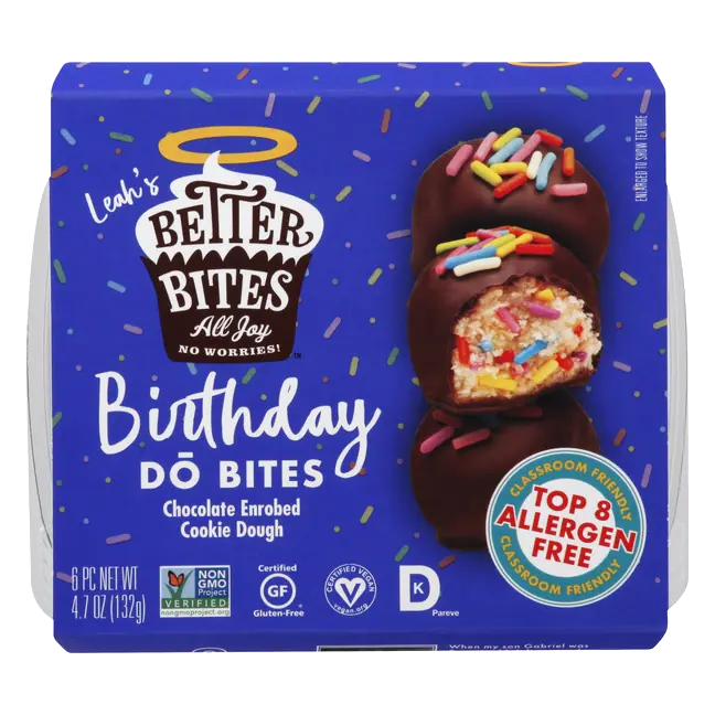Leah's Better Bites Birthday Do Bites 6Ct