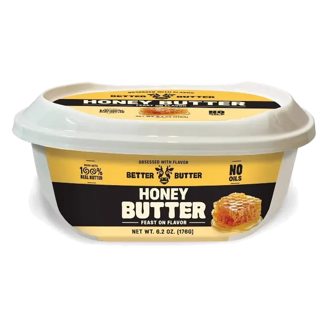 Better Butter Honey Unsalted Spread Butter, 6.2oz