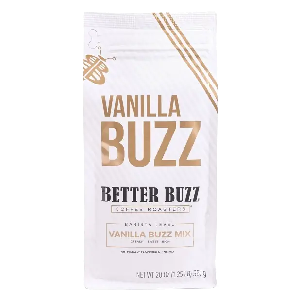 Better Buzz Vanilla Buzz Powdered Light Roast Creamer, 20oz