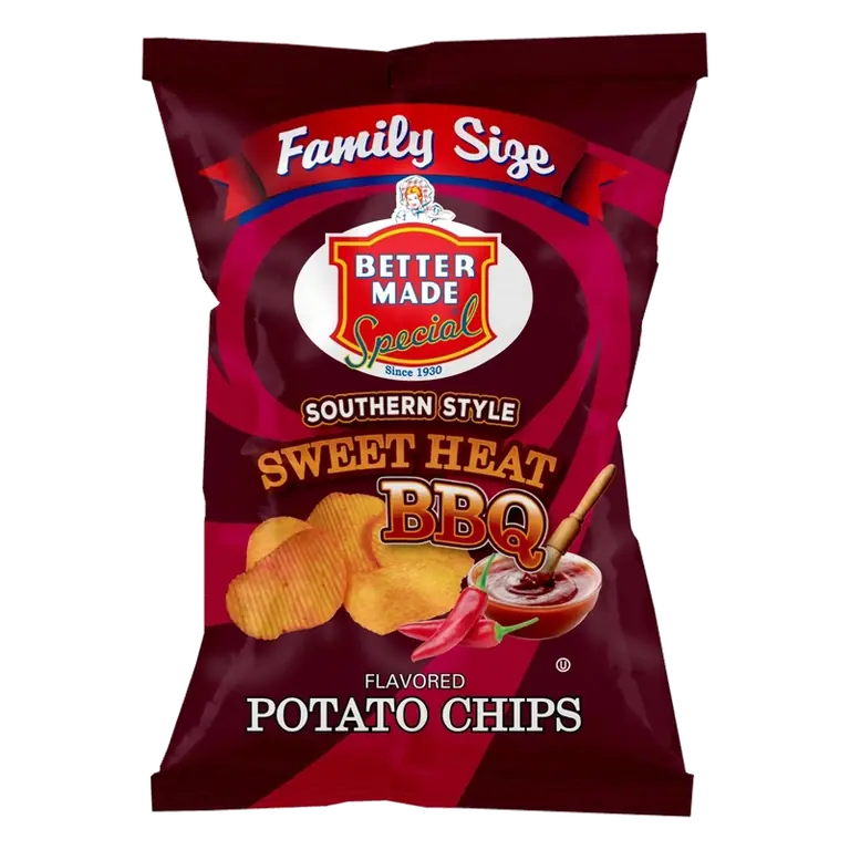 Better Made Special Southern Style Sweet Heat BBQ Flavored Potato Chips, 8.5oz
