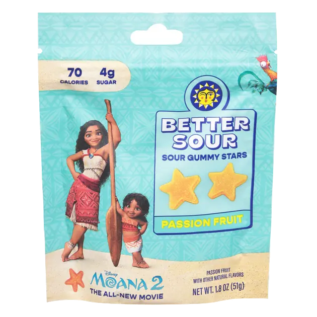 Better Sour Passion Fruit Gummy Stars 1.8 oz