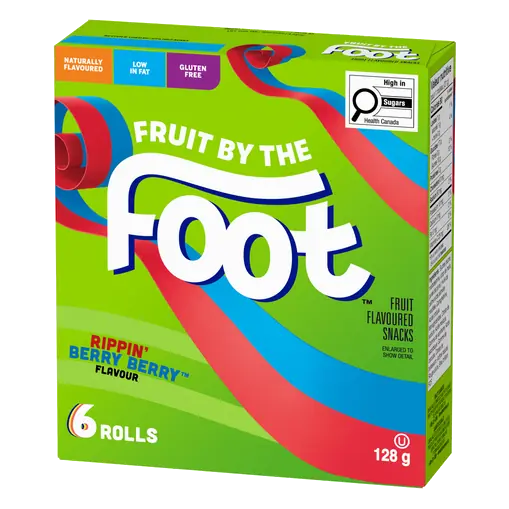 Fruit By The Foot Gluten-Free Fruit Snacks Rippin' Berry Berry 128 g
