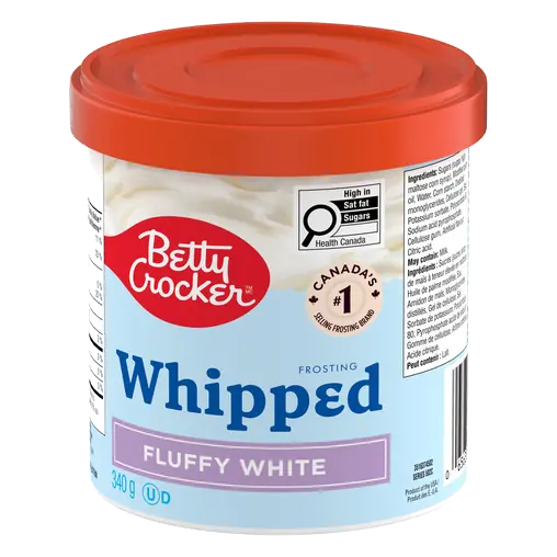 Gluten-Free Whipped Frosting Fluffy White Vanilla 340 g
