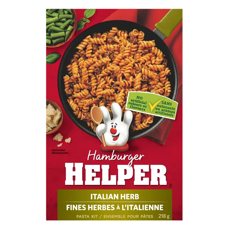 Hamburger Helper Meal Kit Italian Herb 218 g