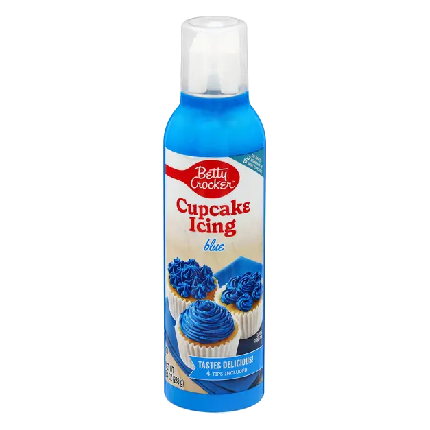 Blue Cupcake Icing Aerosol