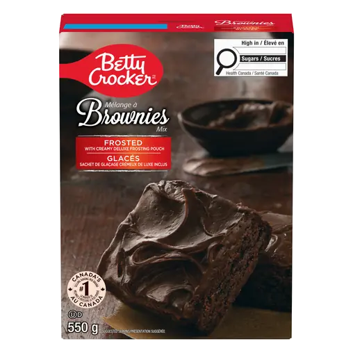 Brownies Baking Mix Chocolate Frosting 16 Servings 550 g
