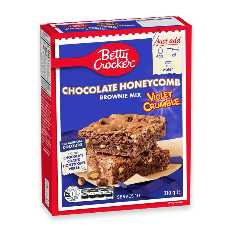 Chocolate Honeycomb Violet Crumble Brownie Mix