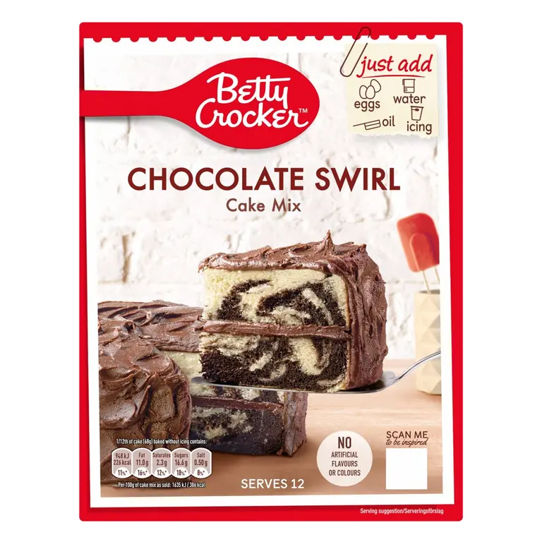 Chocolate Swirl Cake Mix
