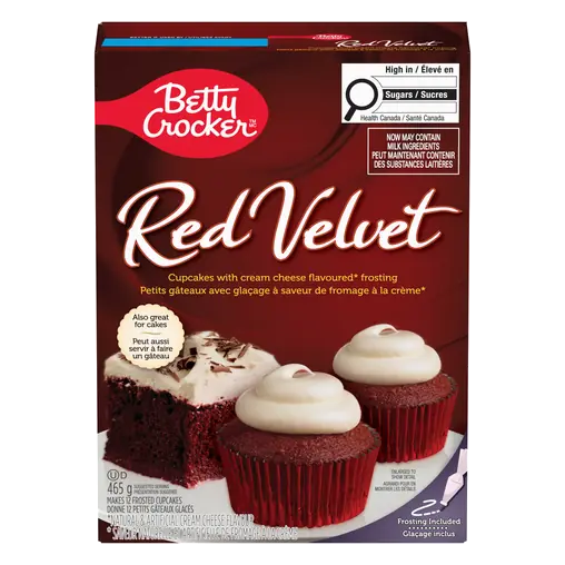 Cupcake Mix Red Velvet Frosting Included 12 Servings 465 g