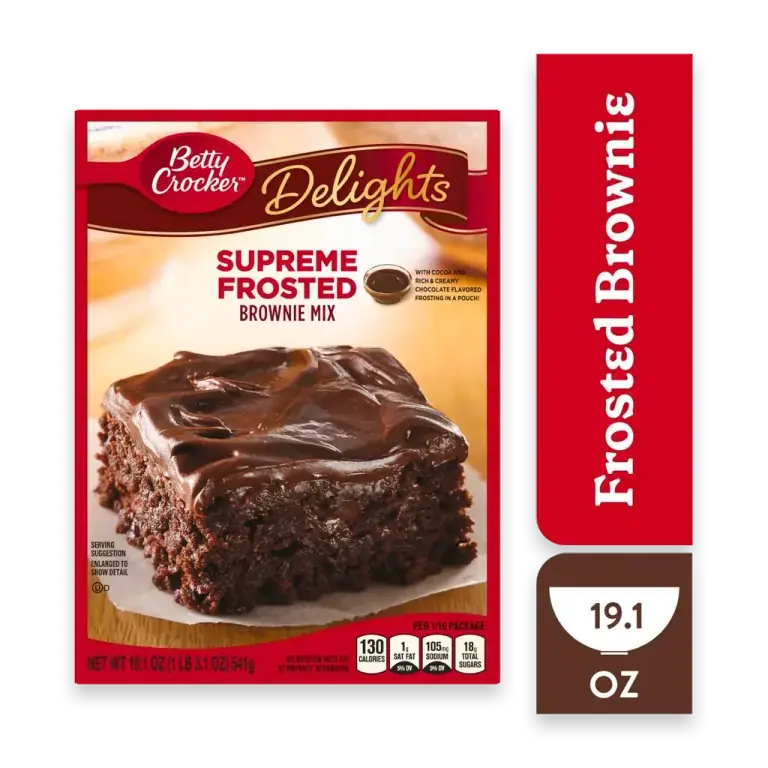 Delights Supreme Frosted Brownie Mix