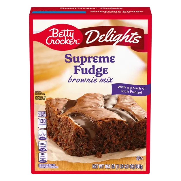 Delights Supreme Fudge Brownie Mix