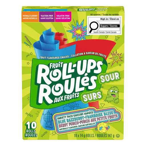 Fruit Roll Ups Sour 10 Count 141 g