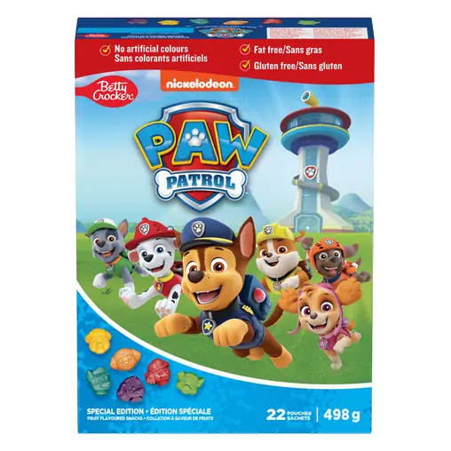 Gluten-Free Fruit Flavoured Snacks Paw Patrol 22 Pouches 498 g