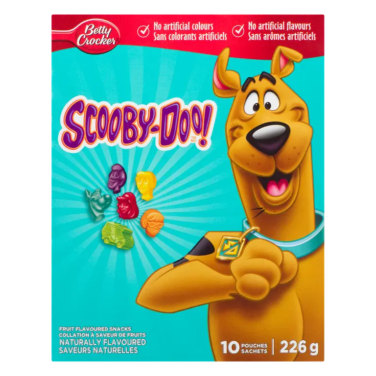 Gluten Free Scooby-Doo Fruit Flavoured Snacks 226 g