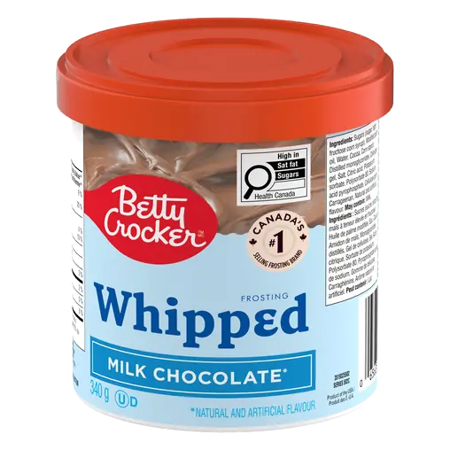 Gluten-Free Whipped Frosting Milk Chocolate 340 g