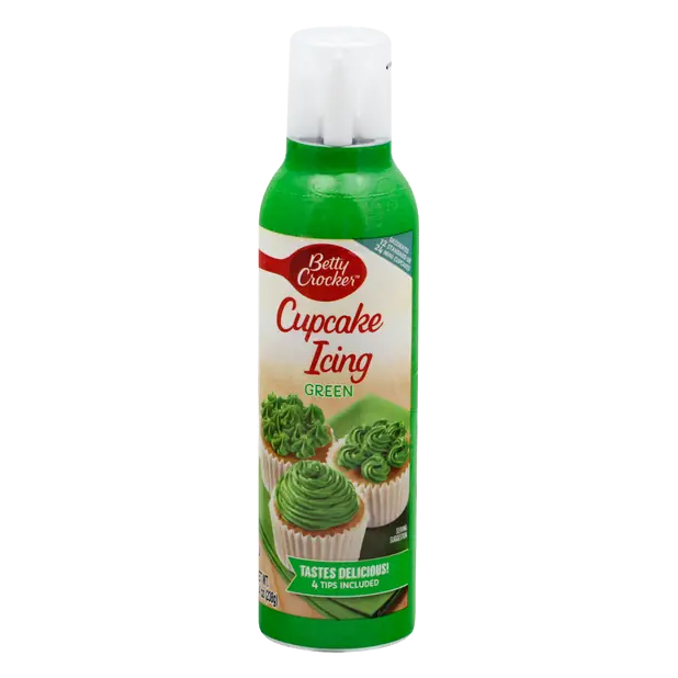 Green Cupcake Icing Aerosol