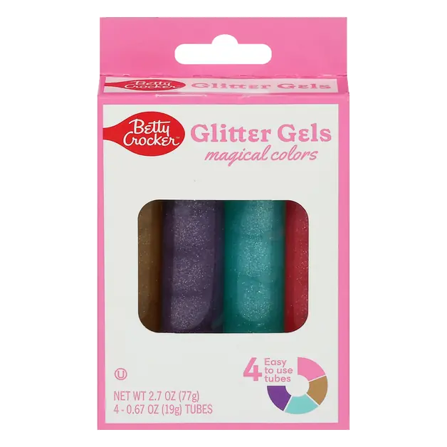 Magical Colors Glitter Gels - 4 ct